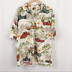 Island Shirts Hawaiian Shirt with Trucks